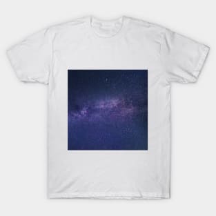 SCENERY 12 - Galaxy Sky Atmosphere Purple Astronomical Night T-Shirt